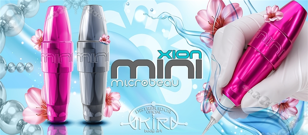 AKIRA BODY ART - XION-MINI el Nuevo Dermógrafo de Microbeau diseñado específicamente para Micropigmentación